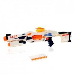 Бластер War soul gun pro, стреляет мягкими пулями, работает от батареек 4300976															